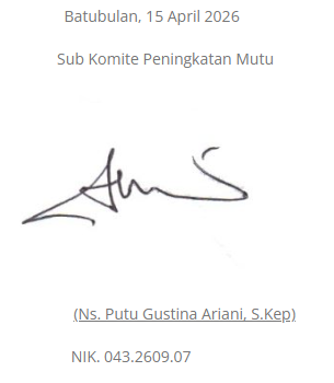 Tanda Tangan Sub Komite Peningkatan Mutu